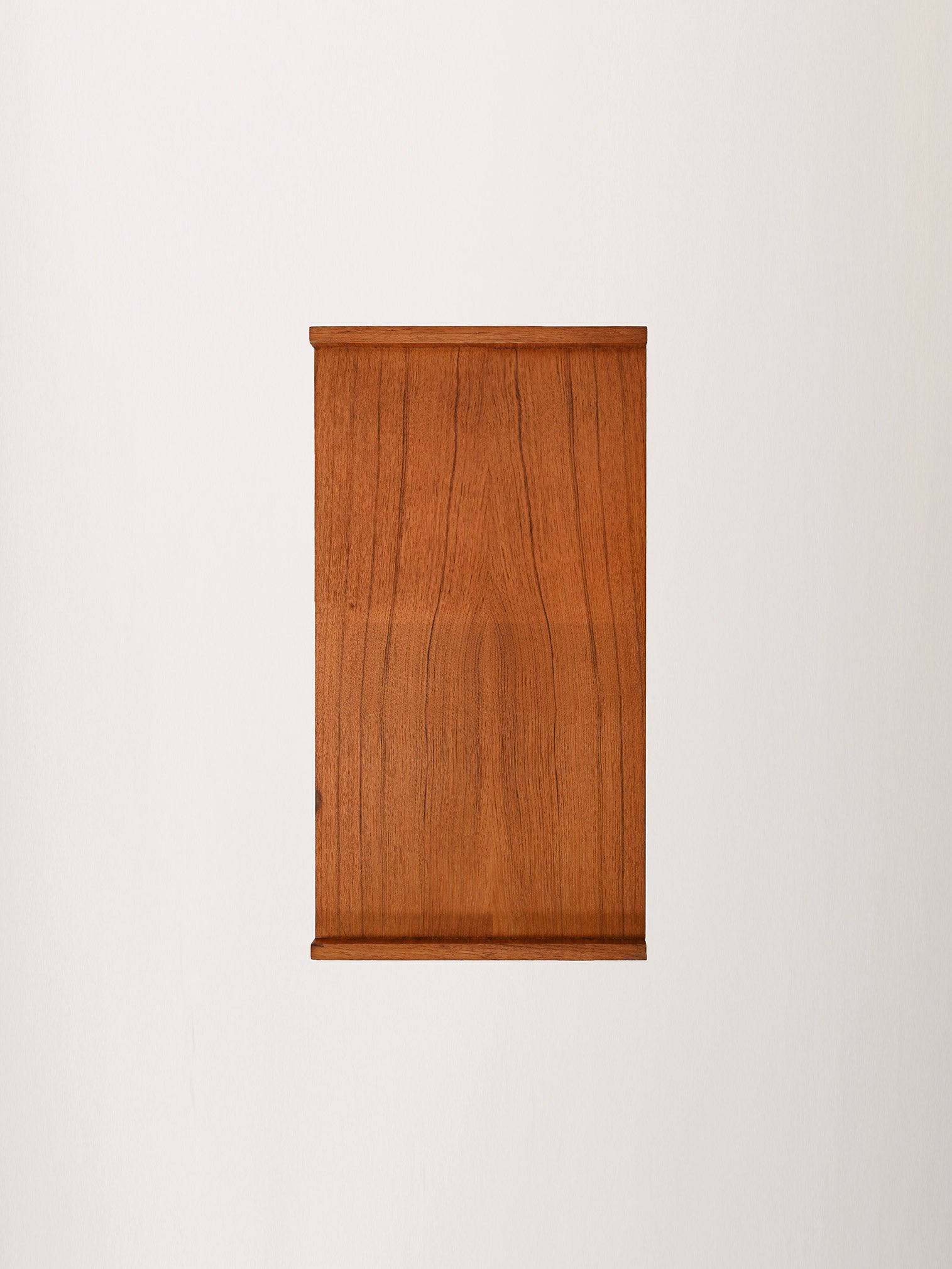Comodino scandinavo in teak con due cassetti, anni Sessanta 7
