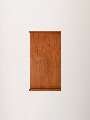 Comodino scandinavo in teak con due cassetti, anni Sessanta 7