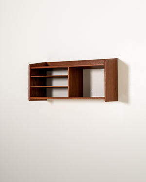 Mensola scandinava in teak, anni ’50/’60