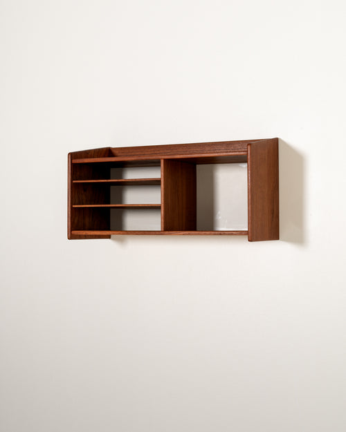 Mensola scandinava in teak, anni ’50/’60