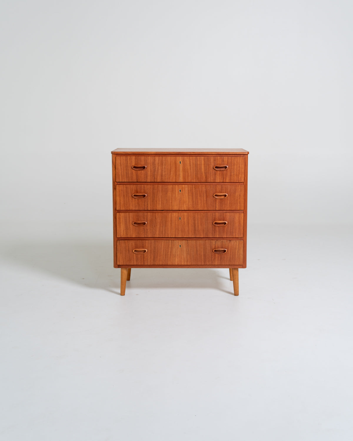 Cassettiera svedese in teak, anni ’60
