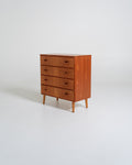 Cassettiera svedese in teak, anni ’60