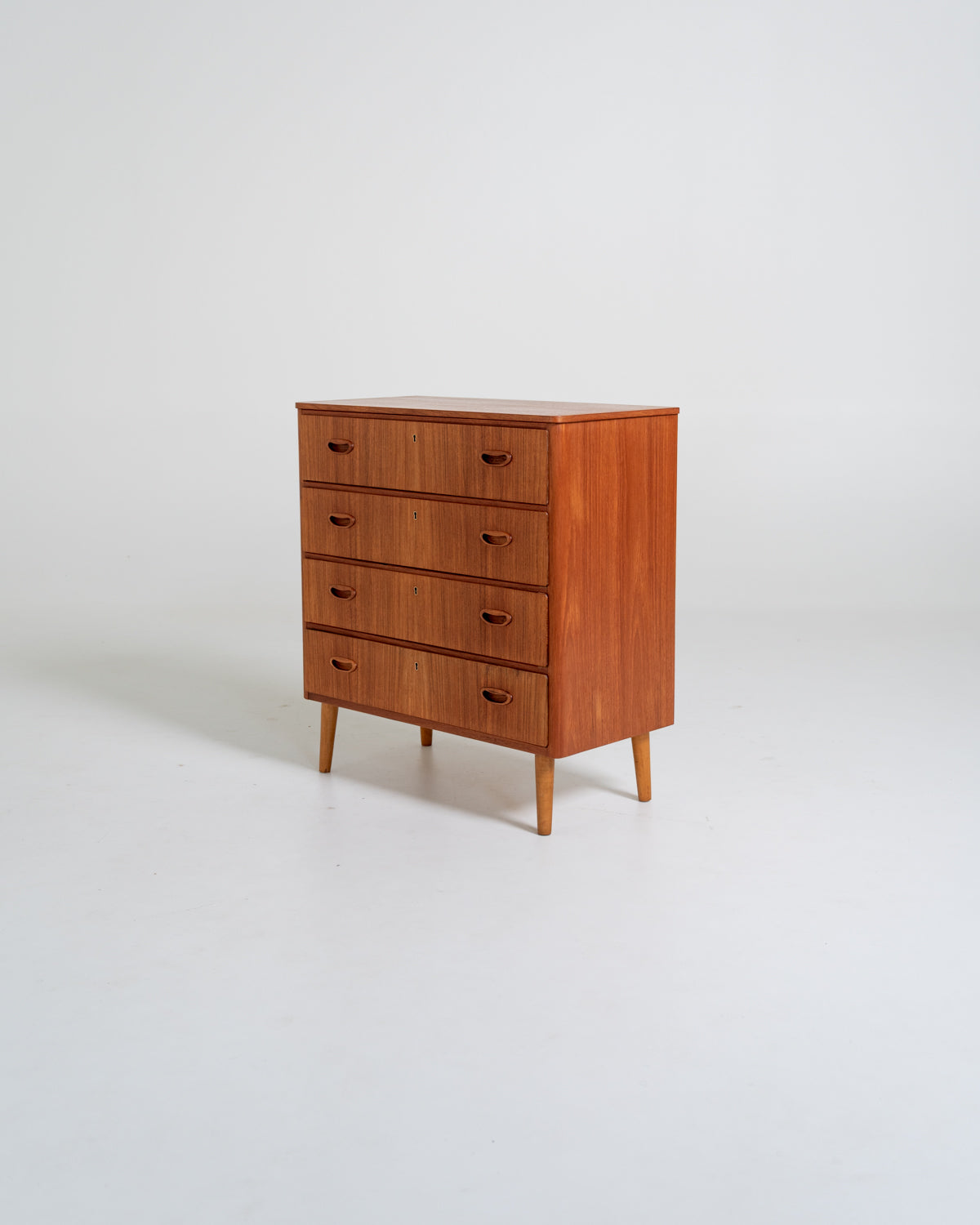 Cassettiera svedese in teak, anni ’60