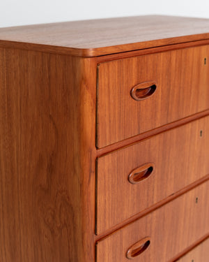 Cassettiera svedese in teak, anni ’60