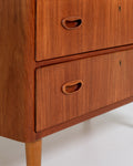 Cassettiera svedese in teak, anni ’60