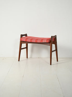Sgabello scandinavo in teak di Svante Skogh
