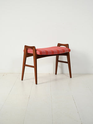 Sgabello scandinavo in teak di Svante Skogh 1