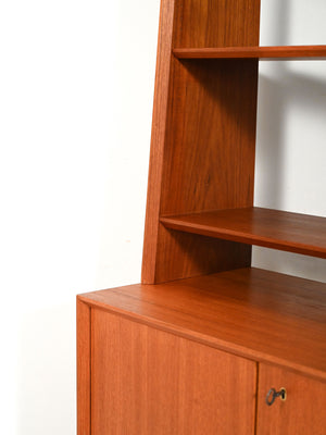 Libreria scandinava con cabinet, anni 50/60 6