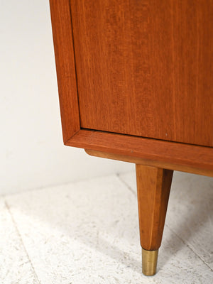 Libreria scandinava con cabinet, anni 50/60 8