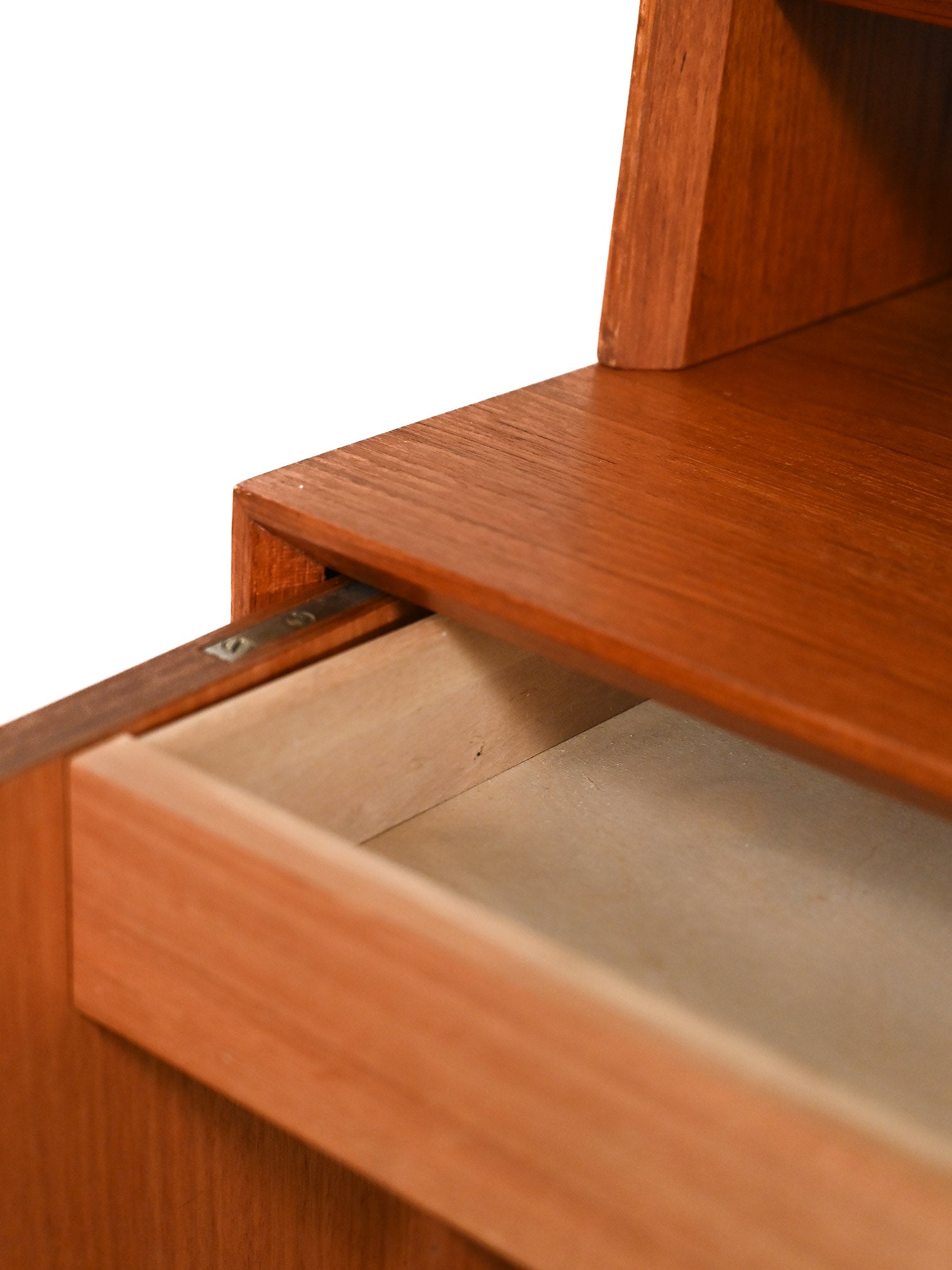 Libreria scandinava con cabinet, anni 50/61