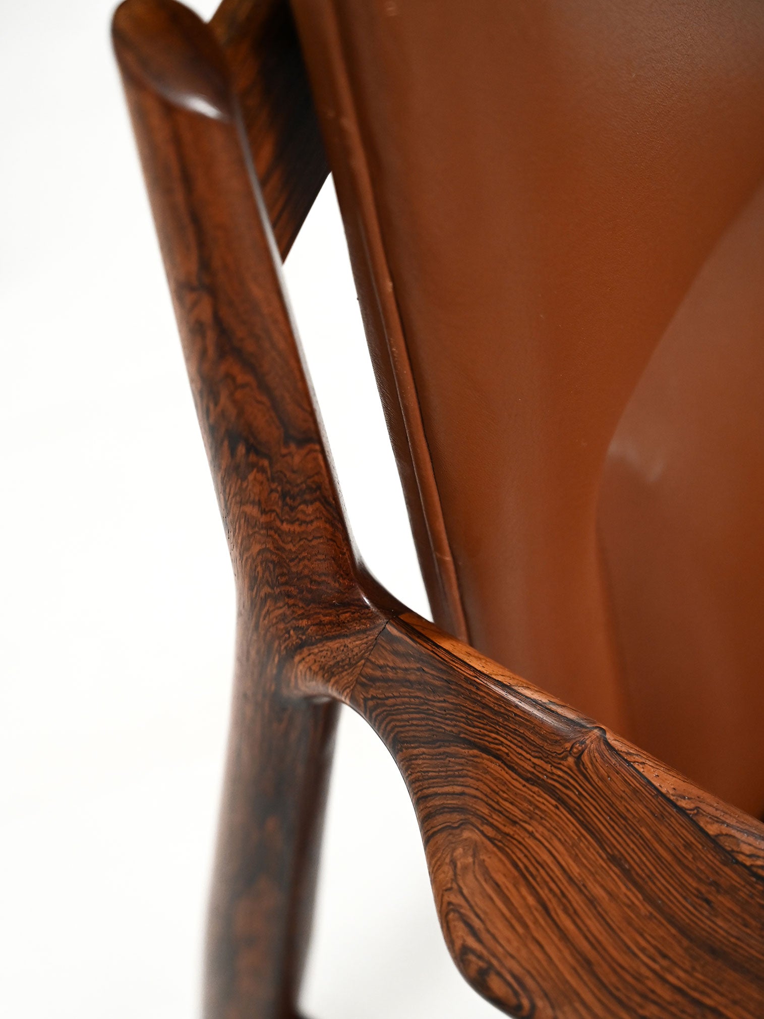 Coppia di poltrone "Ark" di Arne Vodder in pelle 9