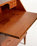 Secretaire scandinavo in mogano, anni ’60