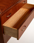Secretaire scandinavo in mogano, anni ’60