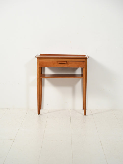 Comodino scandinavo in teak di Bertil Fridhagen 1