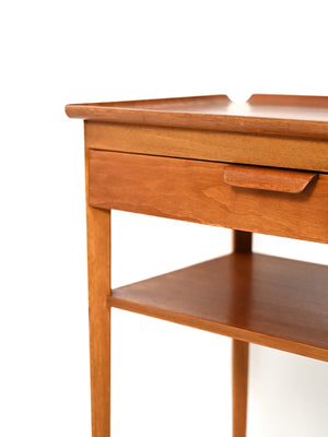 Comodino scandinavo in teak di Bertil Fridhagen 4