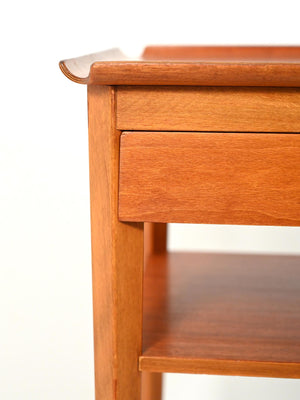 Comodino scandinavo in teak di Bertil Fridhagen 6