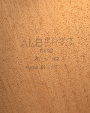 Tavolino in teak prodotto da Alberts, 1967