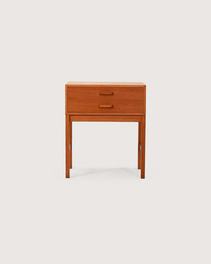 Comodino scandinavo in teak anni ’60