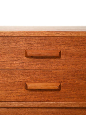 Comodino scandinavo in teak anni ’60 5