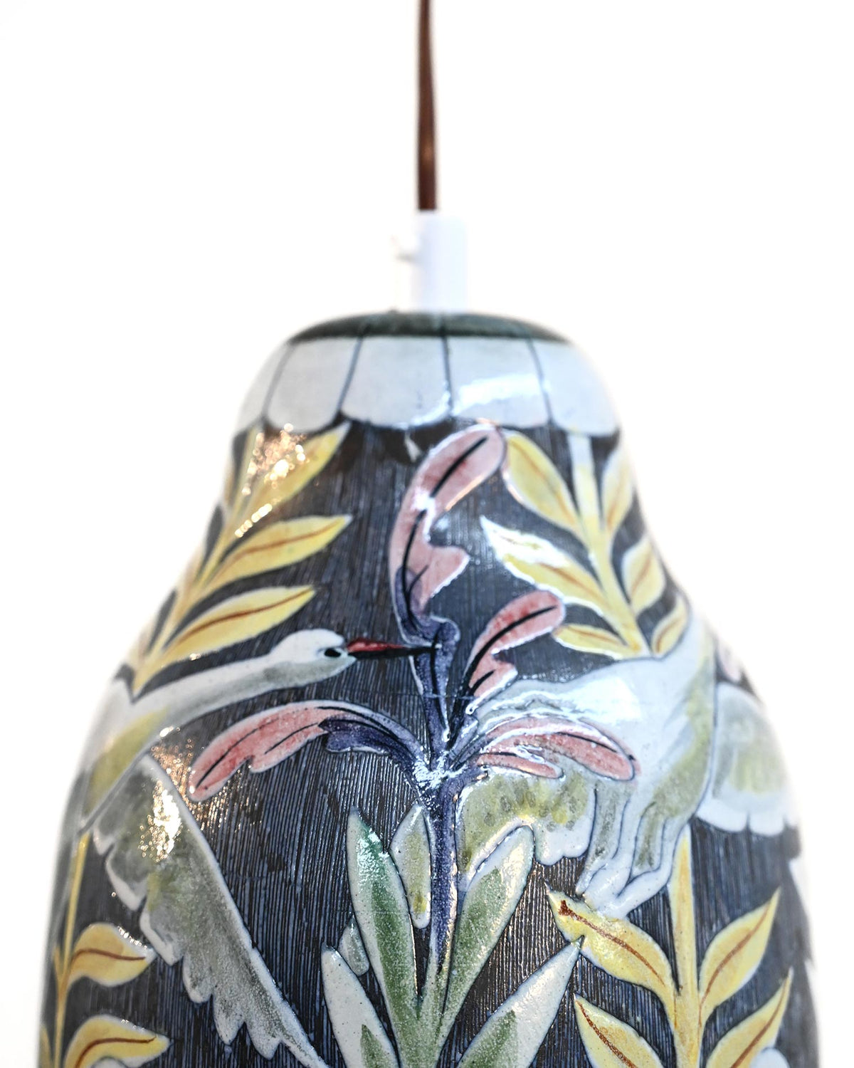Coppia di lampade “Tilgmans” in gres smaltato, anni ’60