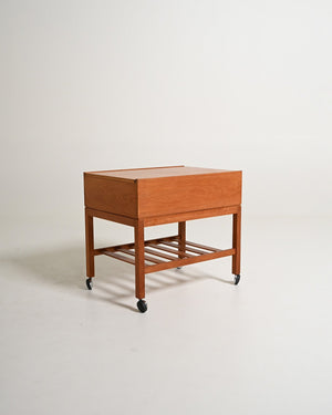Carrello danese in teak, anni '60/'70