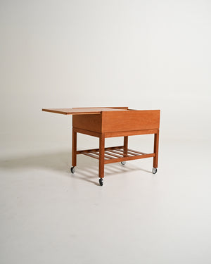 Carrello danese in teak, anni '60/'70