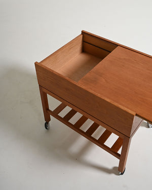 Carrello danese in teak, anni '60/'70