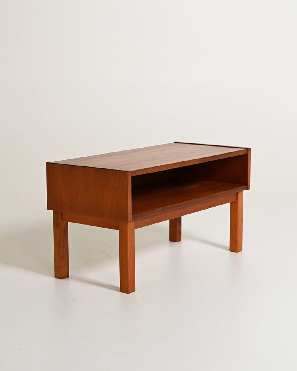 Tavolino rettangolare in teak, anni '60