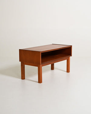 Tavolino rettangolare in teak, anni '60