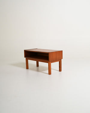 Tavolino rettangolare in teak, anni '60