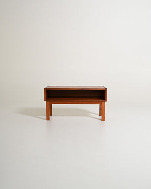Tavolino rettangolare in teak, anni '60
