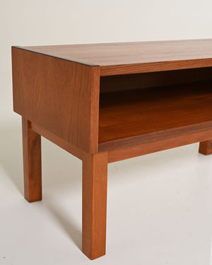 Tavolino rettangolare in teak, anni '60