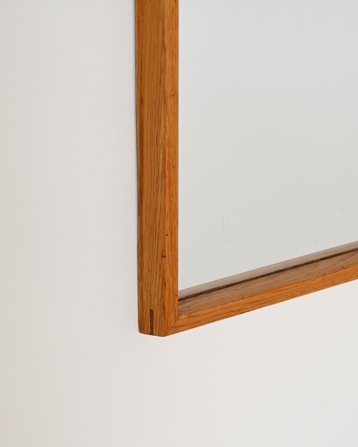 Specchio "Glas-Mäster" in rovere, anni '50-'60
