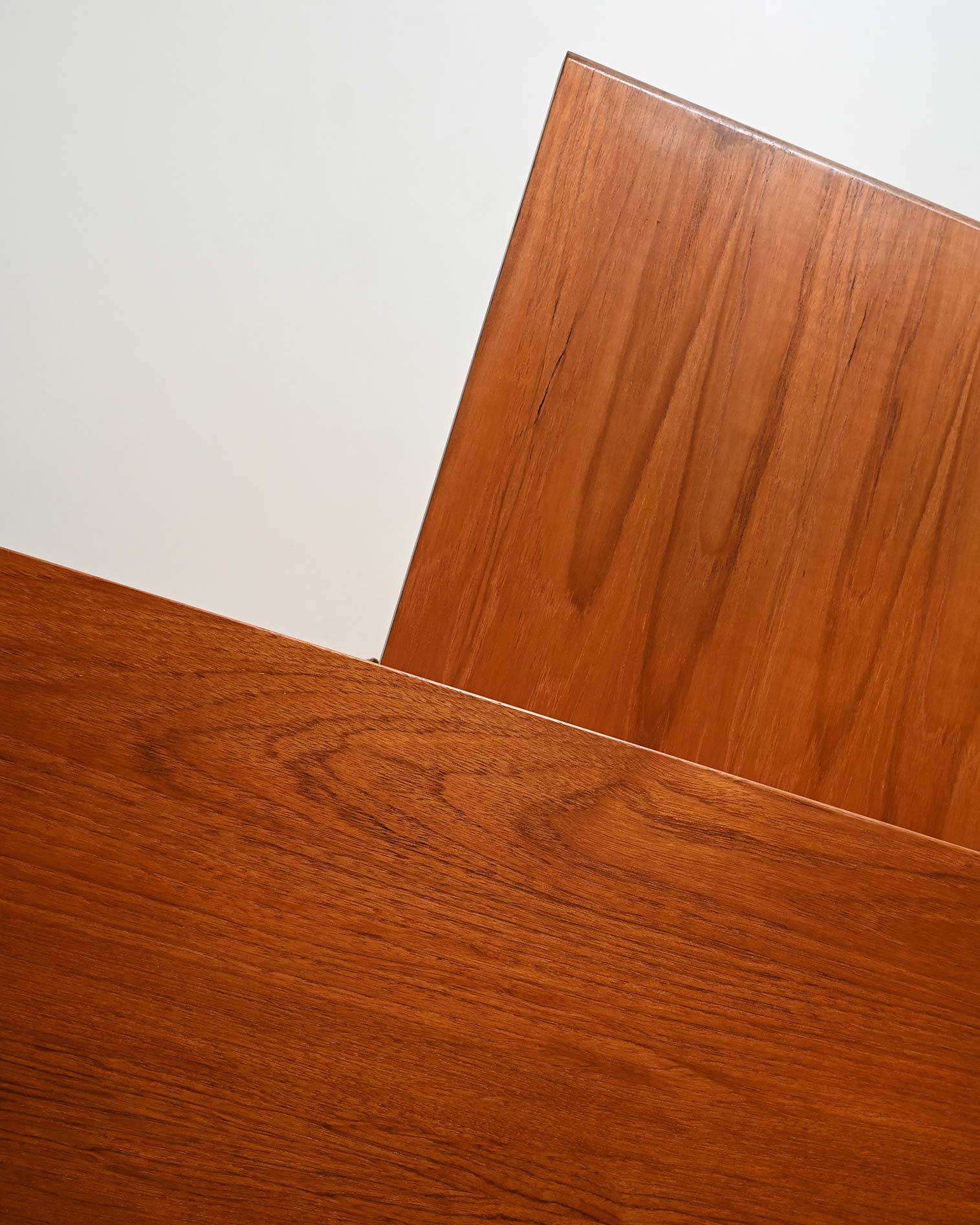 Libreria con scrittoio in teak, produzione scandinava, anni '60