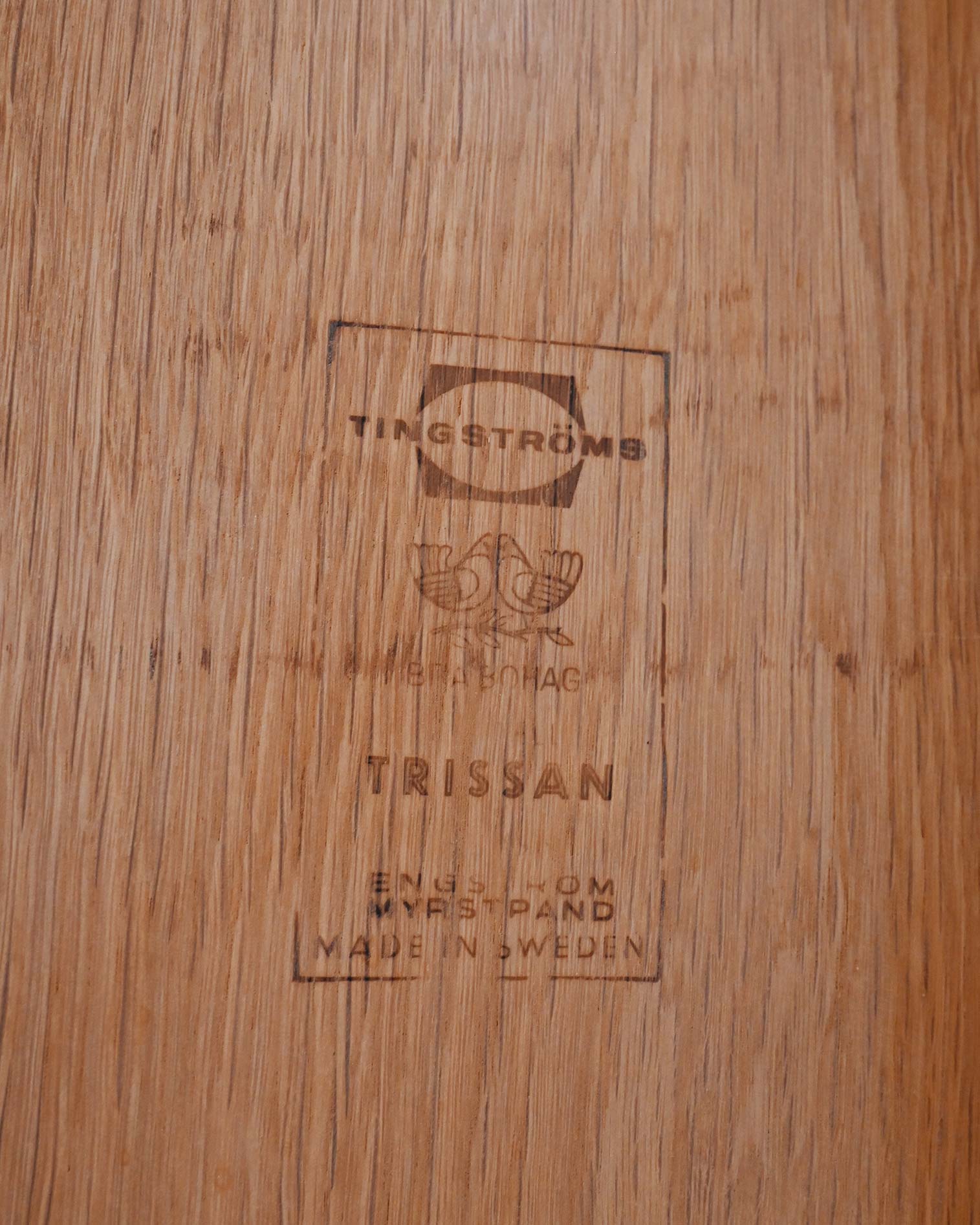 Tavolino pieghevole "Trissan" di Sven Engström & Gunnar Myrstrand per Tingströms, anni '60