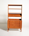Libreria in teak di Bertil Fridhagen per Bodafors, anni ’50/’60