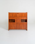 Mobile bar “SK661” in teak di Johannes Andersen per J. Skaaning & Søn, Danimarca, anni ’60