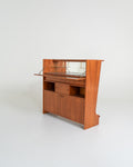 Mobile bar “SK661” in teak di Johannes Andersen per J. Skaaning & Søn, Danimarca, anni ’60