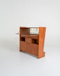 Mobile bar “SK661” in teak di Johannes Andersen per J. Skaaning & Søn, Danimarca, anni ’60