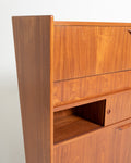 Mobile bar “SK661” in teak di Johannes Andersen per J. Skaaning & Søn, Danimarca, anni ’60