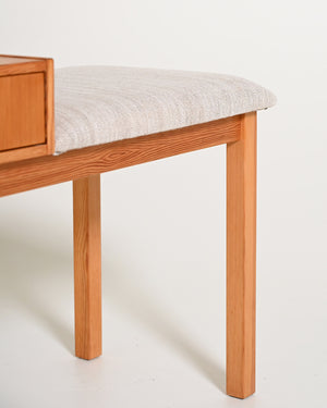 Gossip chair in rovere, anni '80