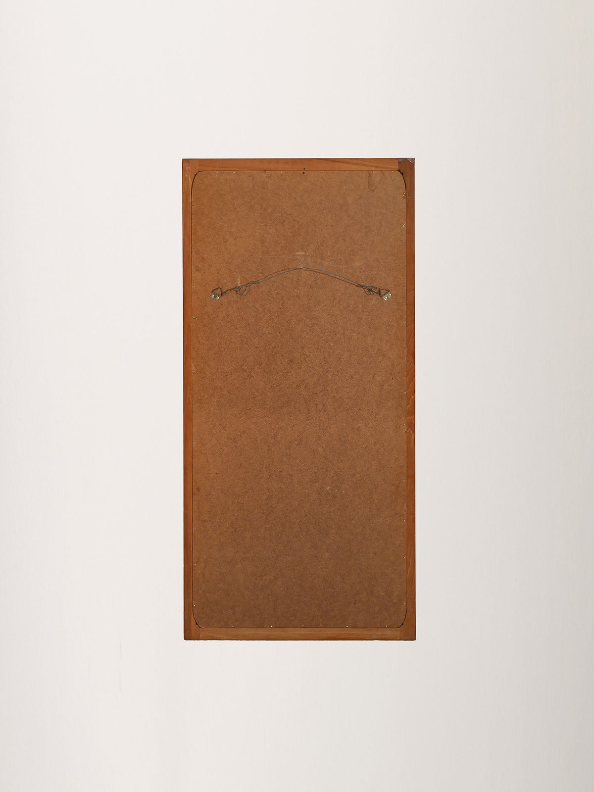 Specchio scandinavo in teak anni Sessanta