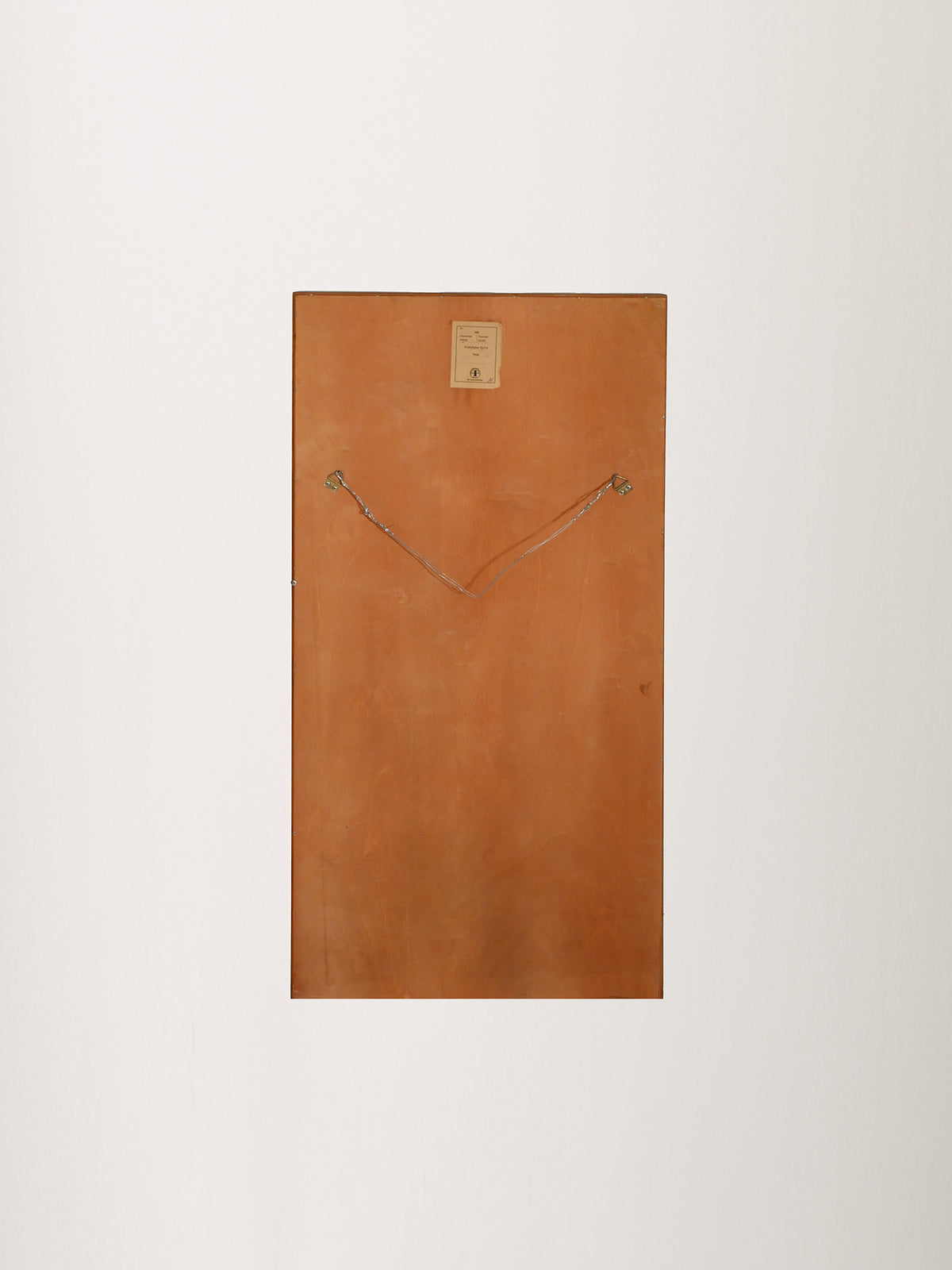Specchio svedese in teak anni 50–60
