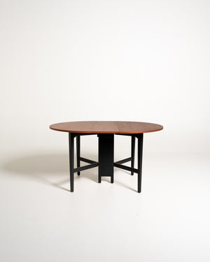 Tavolo pieghevole svedese “Slagbord” in teak, anni ’60