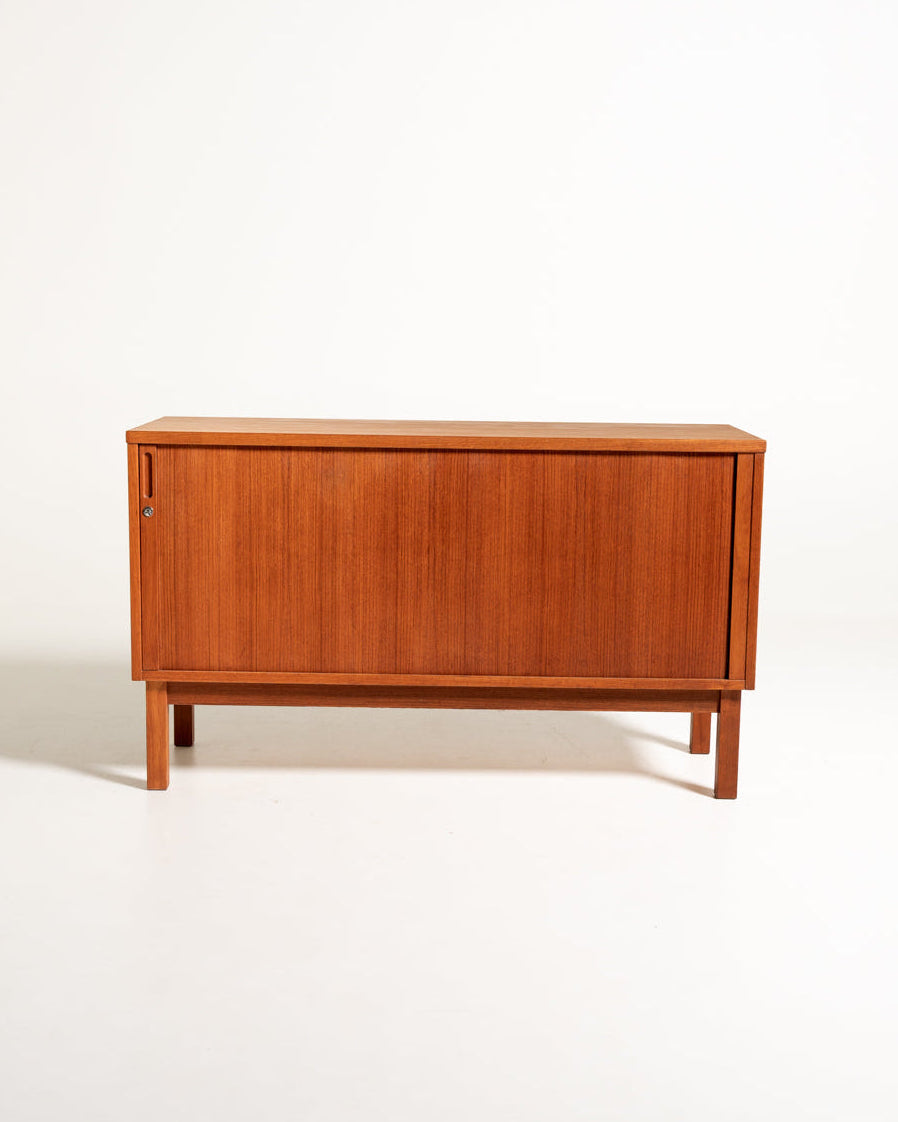 Sideboard a serranda orizzontale di Möbelindustrierna i Tierp AB, anni ’60