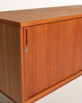 Sideboard a serranda orizzontale di Möbelindustrierna i Tierp AB, anni ’60