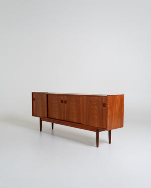 Sideboard in teak attribuito a Erik Brouer, Danimarca, anni ’50-’60