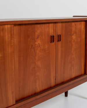 Sideboard in teak attribuito a Erik Brouer, Danimarca, anni ’50-’60