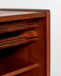 Sideboard in teak attribuito a Erik Brouer, Danimarca, anni ’50-’60