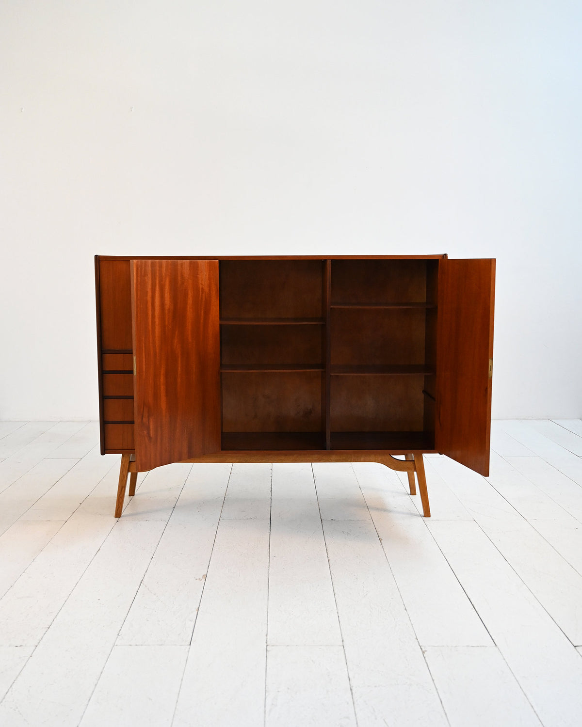 Highboard danese in teak e mogano, anni ’50